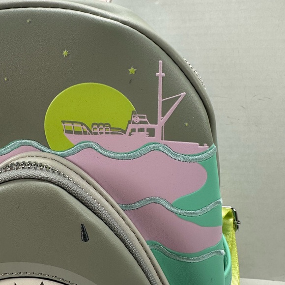 Loungefly Jaws Glow-in-the-Dark Mini Backpack - Picture 10 of 16